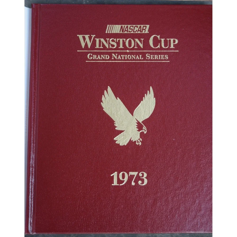 NASCAR Winston Cup Yearbook 1973 Grand National Series Hardcover Red Excellent
